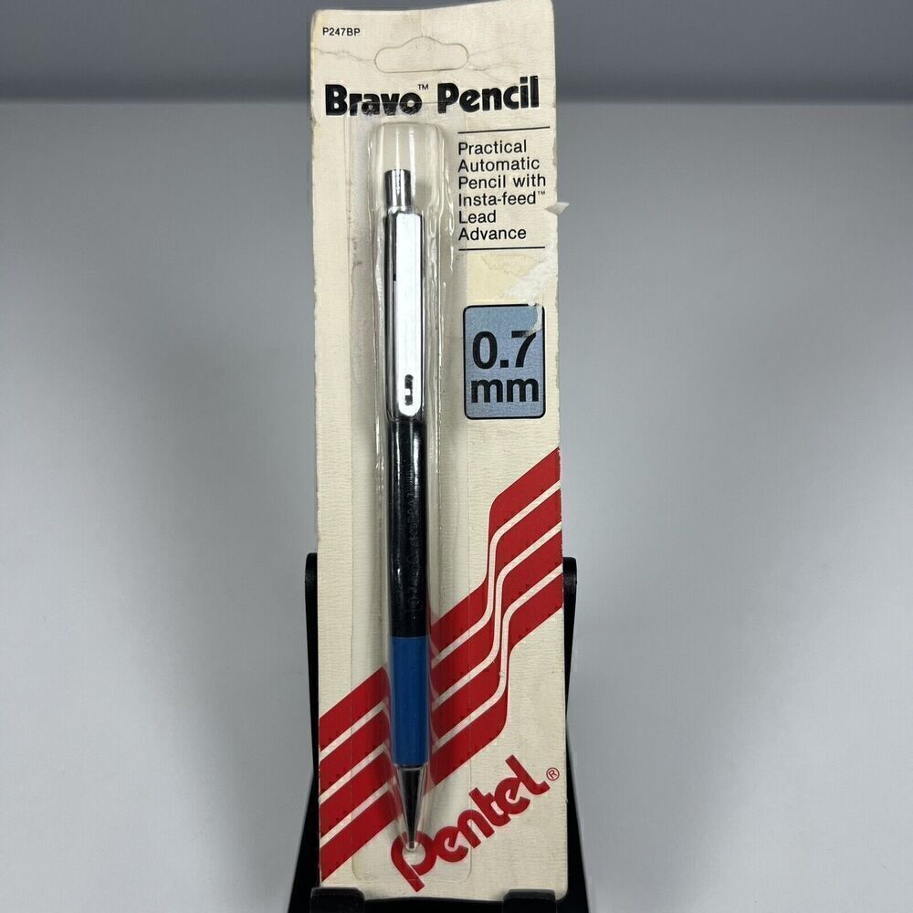 Vintage Pentel Bravo Mechanical Pencil 0.7 Mm